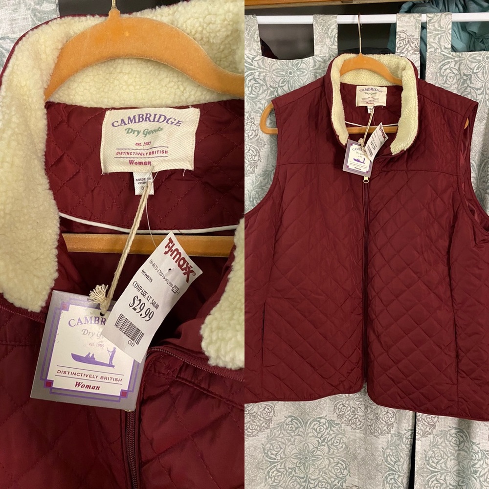 Red Outdoor Vest Jacket